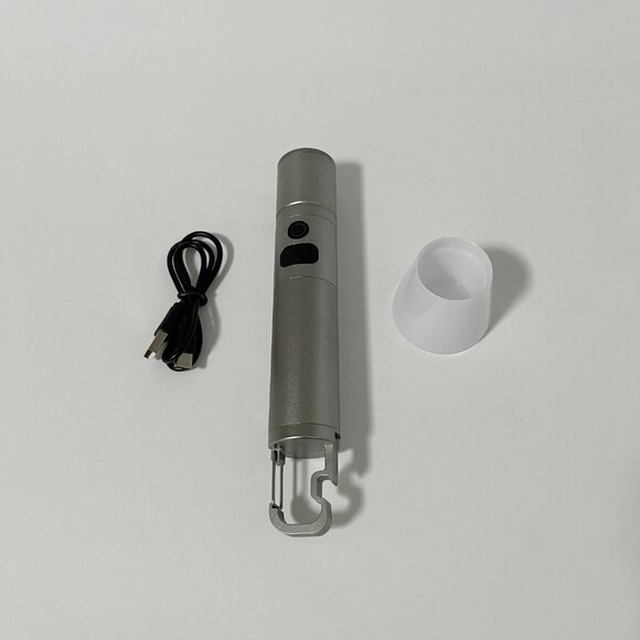 Multifunction Super Bright Flashlight Power Bank Long Range Type-c Charging - Picture 6 of 7